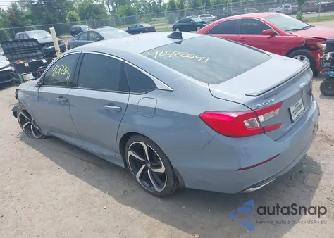 2022 Honda Accord Hybrid Sport из США, поврежденный, VIN 1HGCV3F2XNA040372